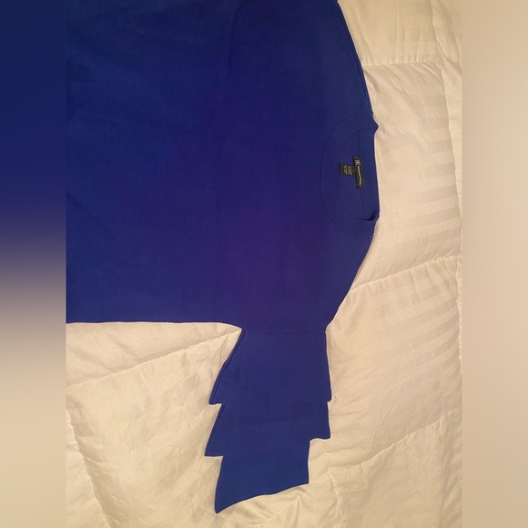 INC international concepts size small three-quarter length arms sweater blue new - Picture 9 of 11